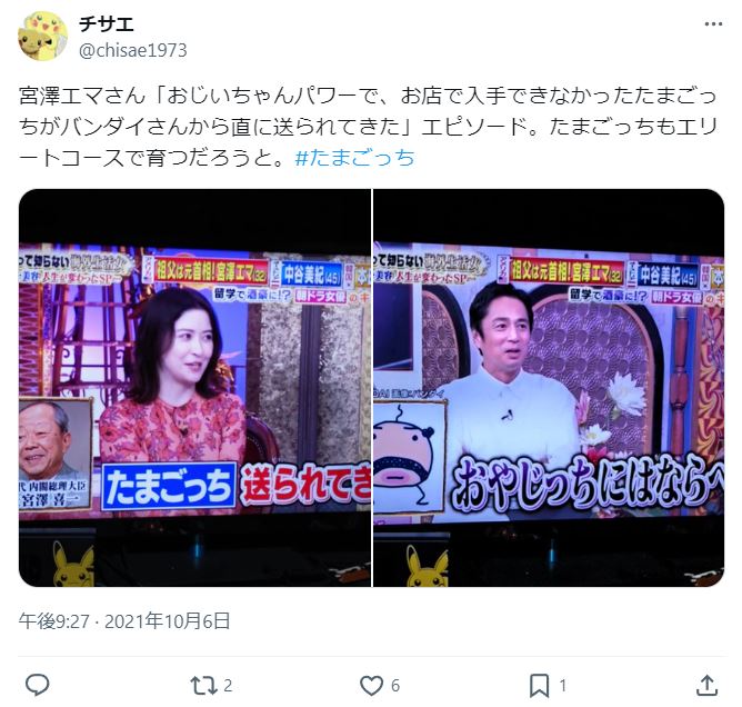 宮澤エマの祖父、宮澤喜一に関するツイート