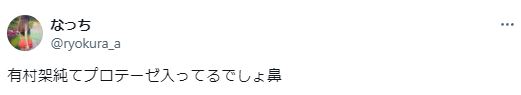 有村架純の鼻先に関するツイート