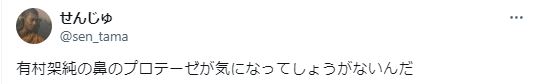 有村架純の鼻先に関するツイート