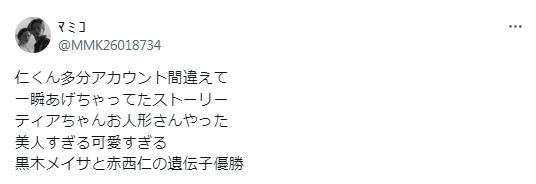 黒木メイサと赤西仁の子供に関するツイート