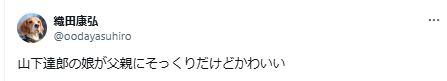 山下達郎と娘がそっくりで似ているに関するツイート